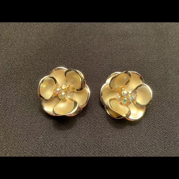 1950’s vintage brooch and earrings - Picture 5 of 10